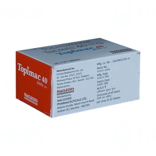 Topimac 40 MG Tablet 10