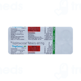Topimac 60 MG Tablet 10