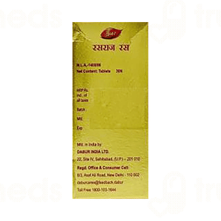 Dabur Rasraj Ras With Gold Tablet 30