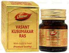 Dabur Vasant Kusumakar Ras With Gold & Pearl Tablet 100