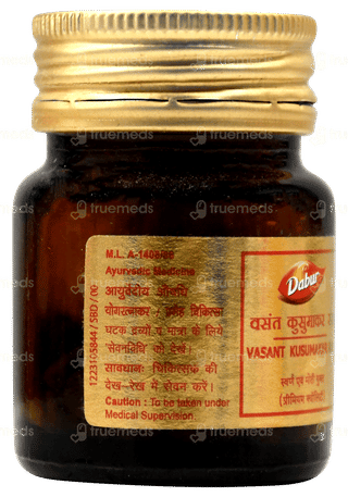 Dabur Vasant Kusumakar Ras With Gold & Pearl Tablet 100