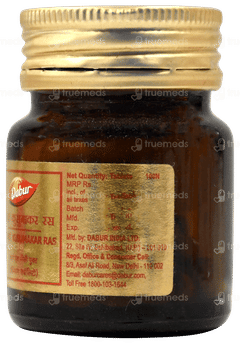 Dabur Vasant Kusumakar Ras With Gold & Pearl Tablet 100