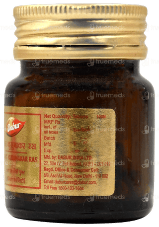 Dabur Vasant Kusumakar Ras With Gold & Pearl Tablet 100