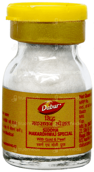 Dabur Siddha Makardhwaj Special With Gold & Pearl Tablet 10