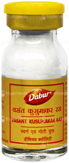 Dabur Vasant Kusumakar Ras With Gold & Pearl Tablet 30