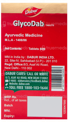Dabur Glycodab Tablet 60