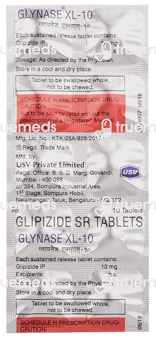 Glynase Xl 10 MG Tablet 10