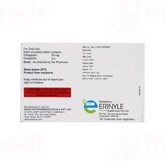Happyglip 50 MG Tablet 15