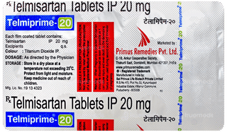 Telmiprime 20 Tablet 15