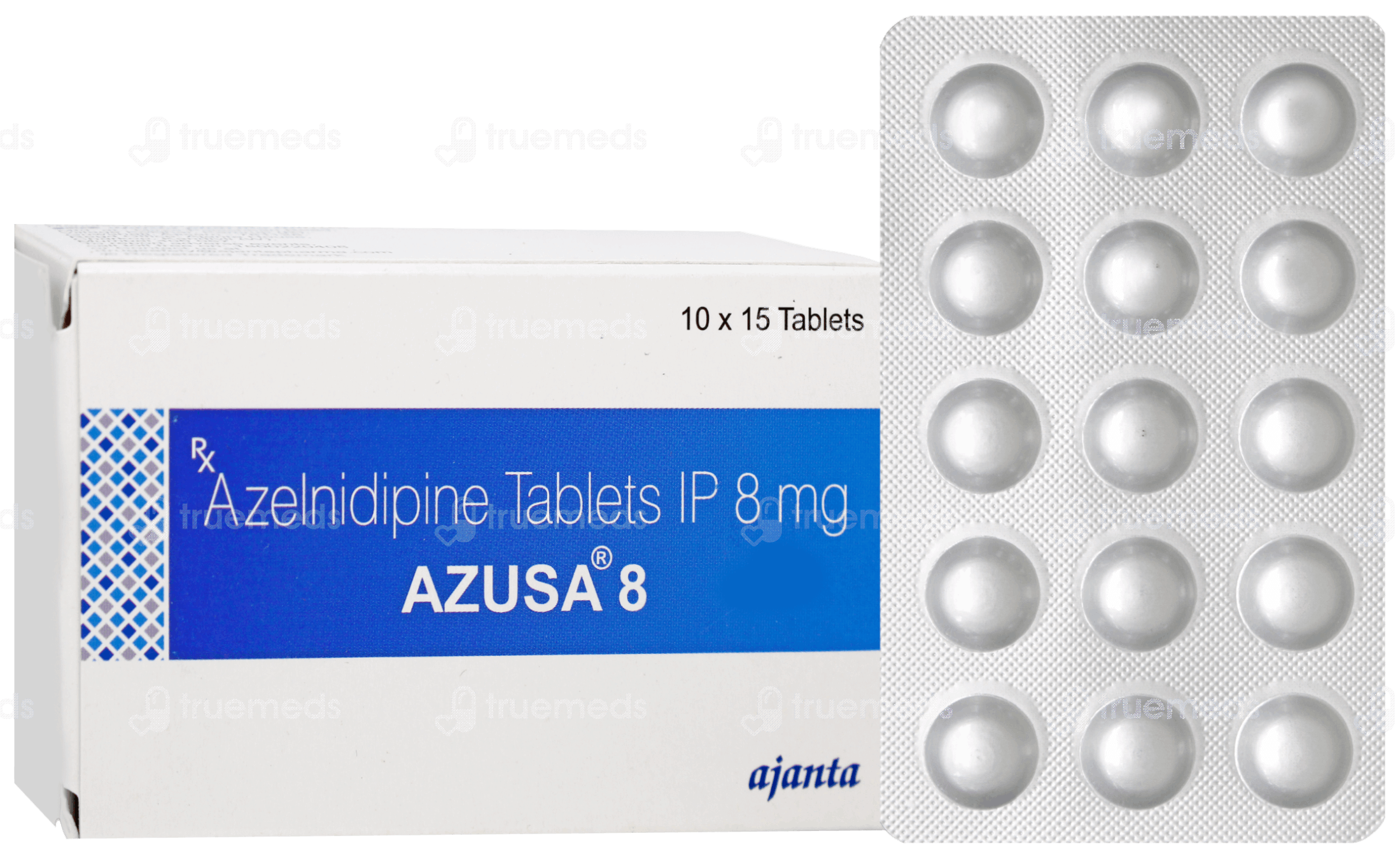 Azusa 8 Mg Tablet 15 - Uses, Side Effects, Dosage, Price | Truemeds