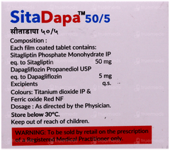 Sitadapa 50/5 Tablet 10 Sitadapa 50/5 Tablet 10
