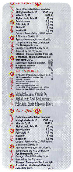 Nervijen D3 Tablet 10
