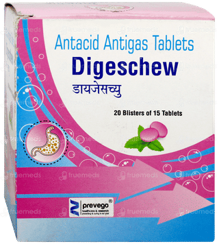 Digeschew Mint Flavour Chewable Tablet 15