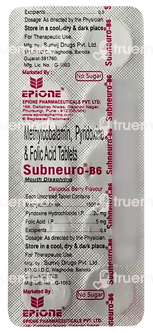Subneuro B6 Tablet 10