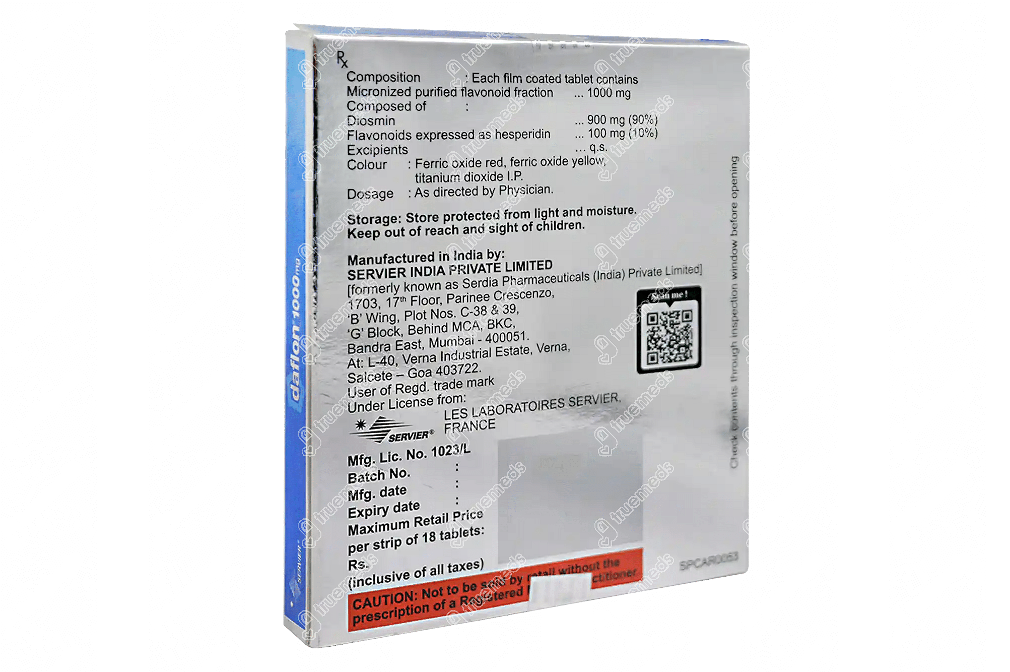 Daflon 1000 Mg Tablet