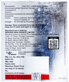 Daflon 1000mg Tablet 18 Daflon 1000mg Tablet 18