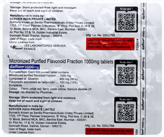 Daflon 1000mg Tablet 18 Daflon 1000mg Tablet 18