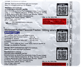 Daflon 1000mg Tablet 18