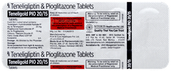 Teneligold Pio 20/15 Tablet 10 Teneligold Pio 20/15 Tablet 10