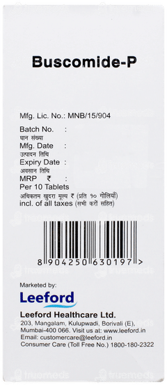 Buscomide P Tablet 10
