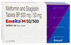 Emsita M 50/500 Tablet 10