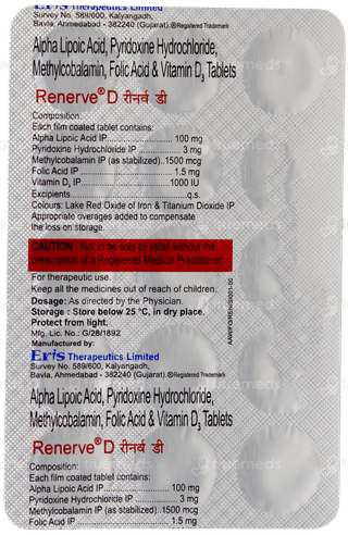 Renerve D Tablet 15