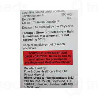 Seiznil 500 MG Tablet 10