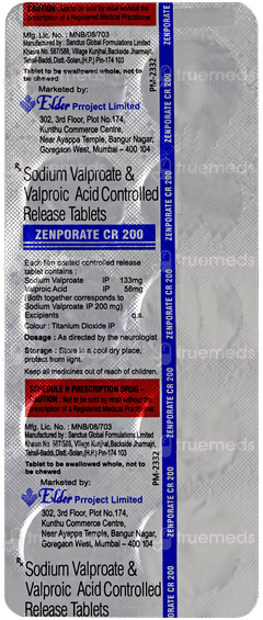 Zenporate Cr 200 Tablet 10