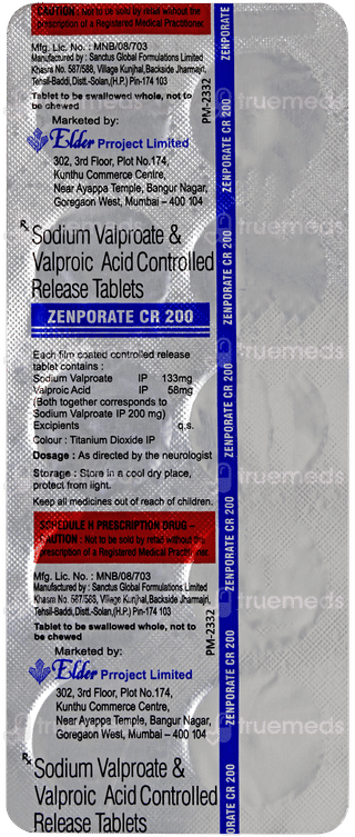 Zenporate Cr 200 Tablet 10