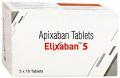 Elixaban 5 Tablet 10 Elixaban 5 Tablet 10