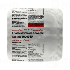 Solhike D3 60K Chewable Tablet 4