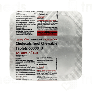 Solhike D3 60K Chewable Tablet 4