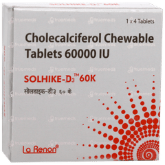 Solhike D3 60K Chewable Tablet 4