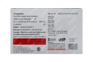 Azithrovac 500 Tablet 3