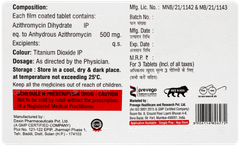 Azithrovac 500 Tablet 3