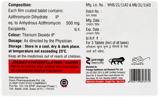 Azithrovac 500 Tablet 3