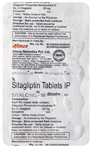 Sitalong 50 Tablet 15