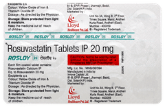 Rosloy 20 Tablet 15 Rosloy 20 Tablet 15