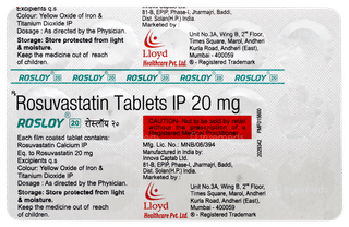 Rosloy 20 Tablet 15