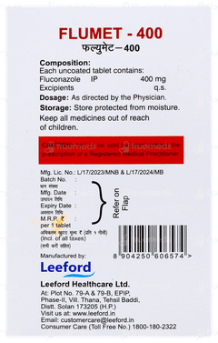Flumet 400 Tablet 1 Flumet 400 Tablet 1