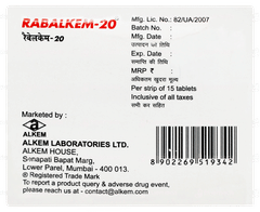 Rabalkem 20 Tablet 15