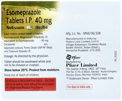 Neksium 40mg Tablet 15