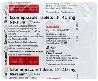 Neksium 40mg Tablet 15