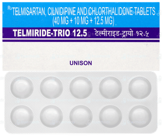 Telmiride Trio 12.5 Tablet 10