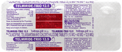 Telmiride Trio 12.5 Tablet 10 Telmiride Trio 12.5 Tablet 10