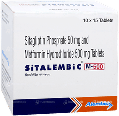 Sitalembic M 500 Tablet 15 Sitalembic M 500 Tablet 15
