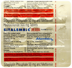 Sitalembic M 500 Tablet 15 Sitalembic M 500 Tablet 15