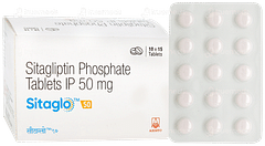 Sitaglo 50 Tablet 15