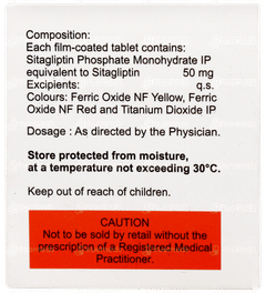 Sitaglo 50 Tablet 15