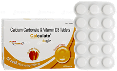 Calculate Orange Flavour Sugar Free Tablet 15 Calculate Orange Flavour Sugar Free Tablet 15